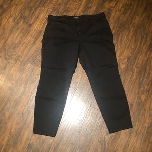 NYDJ black skinny ankle jeans size 14